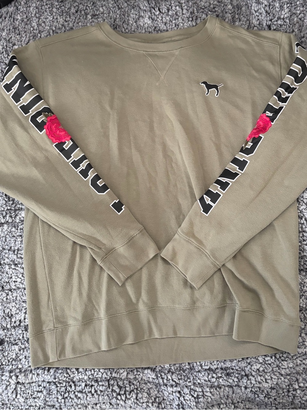 PINK Victoria's Secret Olive Sweatshirt